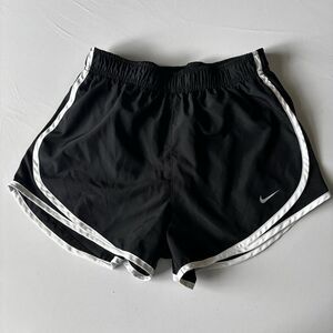 Nike Tempo Womens Black Brief-Lined Running Shorts Size Small